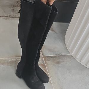 Unisa Black Over the Knee Boots